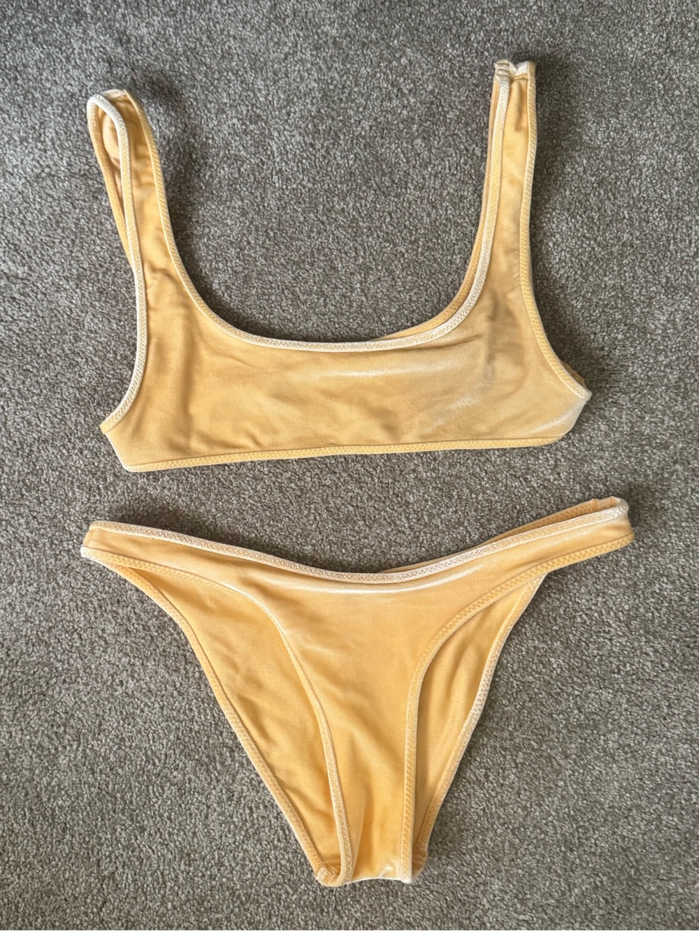 Triangle Velour Bikini Set Astrid Women’s xs